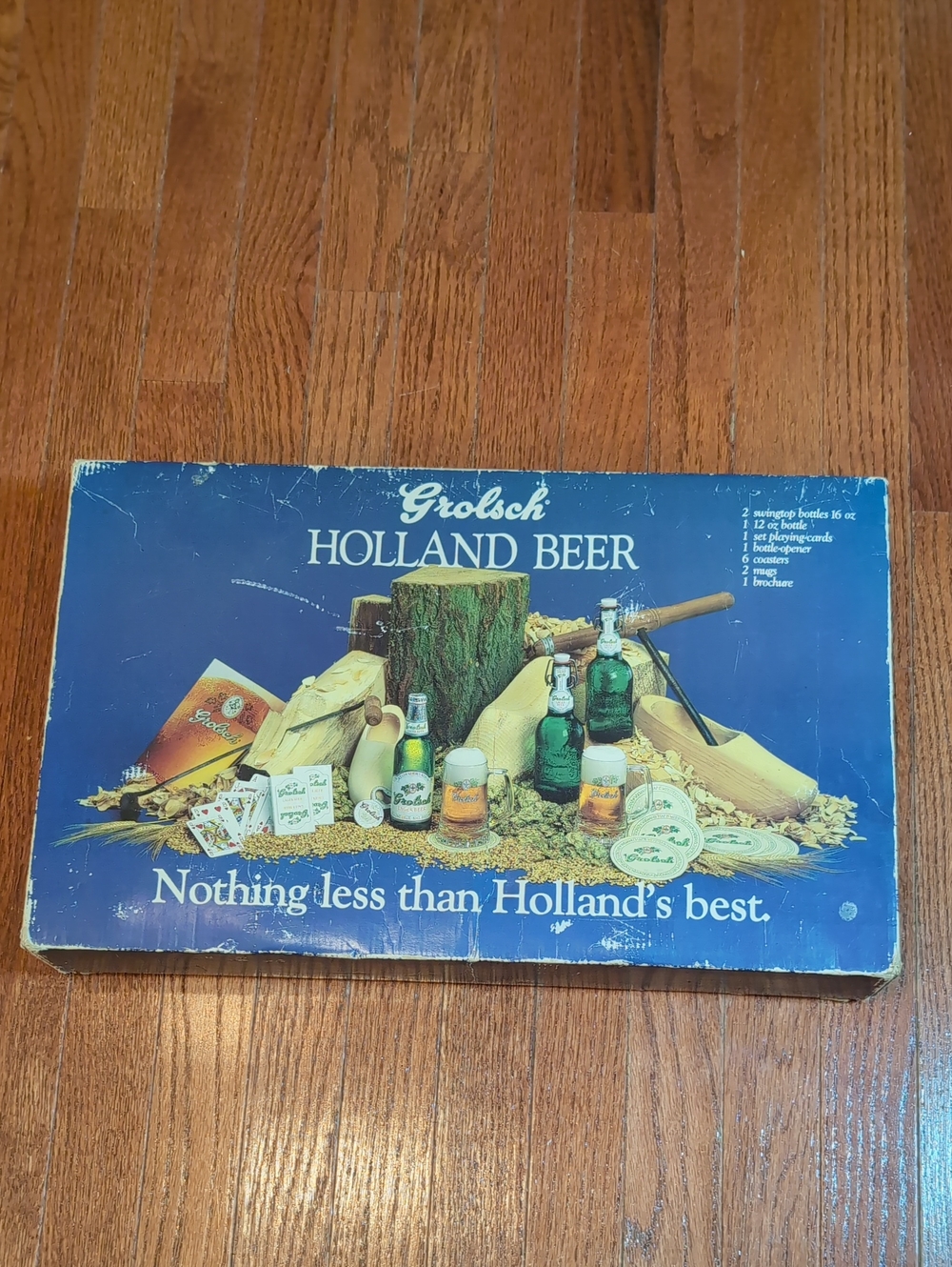 Grolsch Lager Holland Beer Gift Pack Vintage Big Box